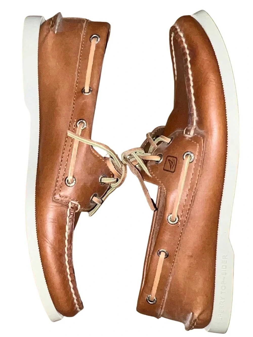 Sperry Top-Sider Leather Boat Shoes Brown Men’s Size 10M